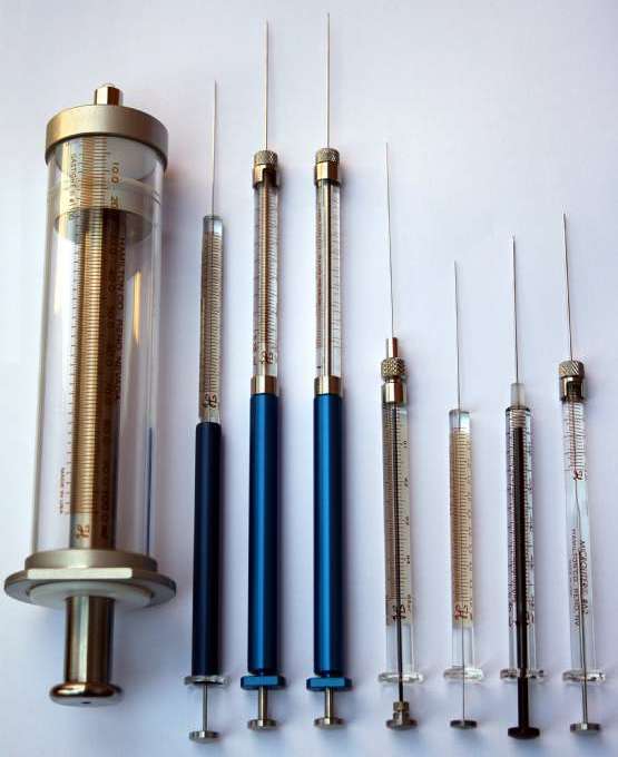 Микрошприц для жидкости и газов HAMILTON Gastight 1802 N Счётчики частиц в жидкости